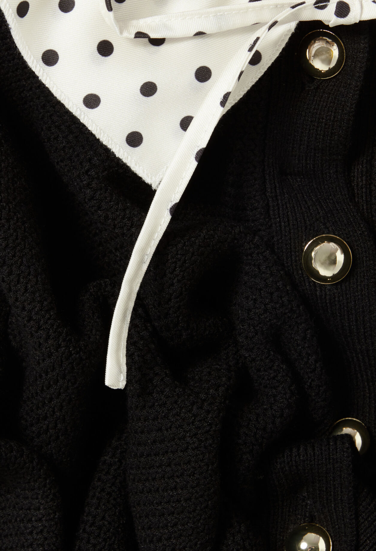 Fine Knit Cardigan with Collar