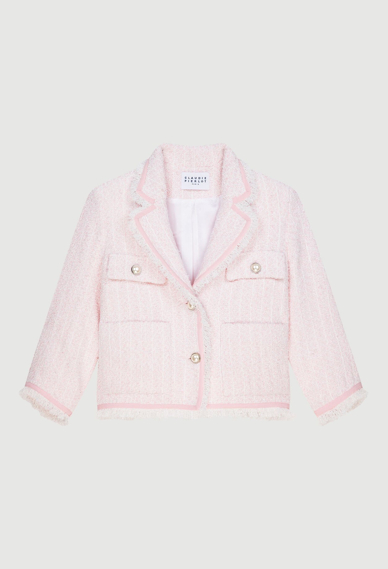 Veste courte en tweed