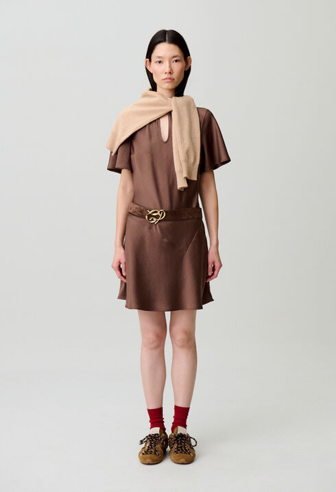 Kurzes Flie&szlig;endes Kleid