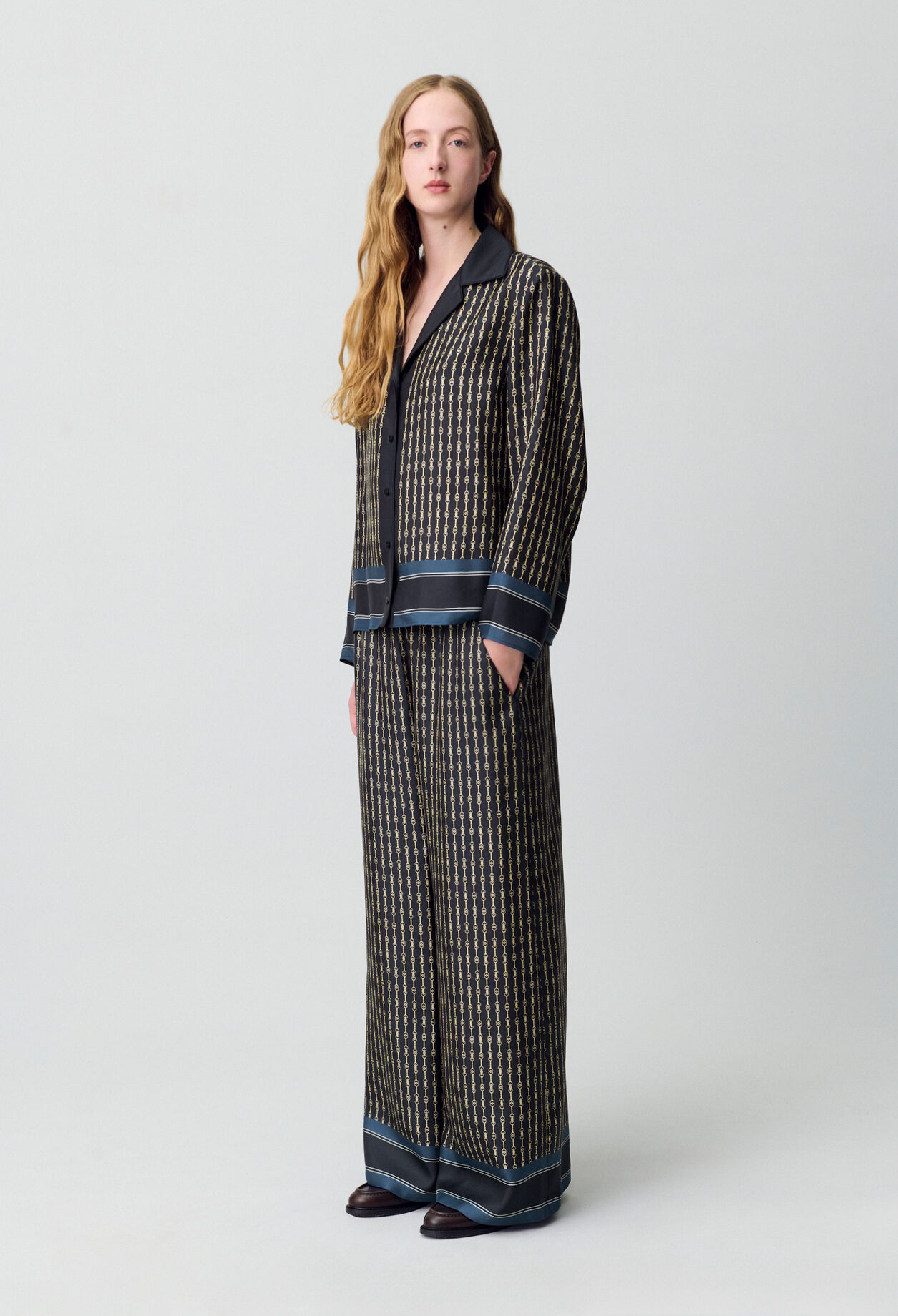 Chemise soie fluide