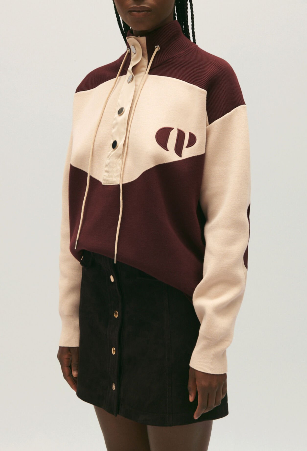 Sweatshirt Minimum Troyerkragen