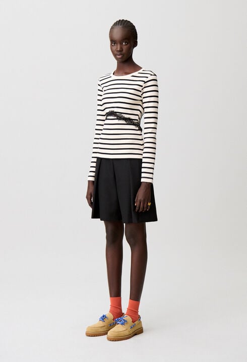 Breton lace T-shirt