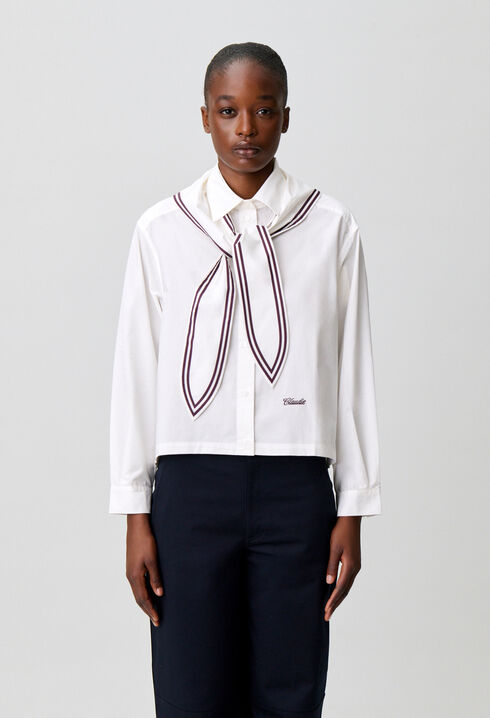 Cotton poplin shirt