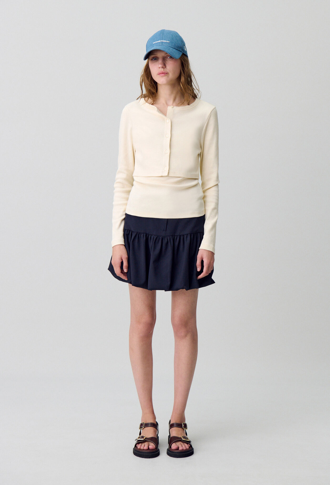 Set t-shirt cardigan coton
