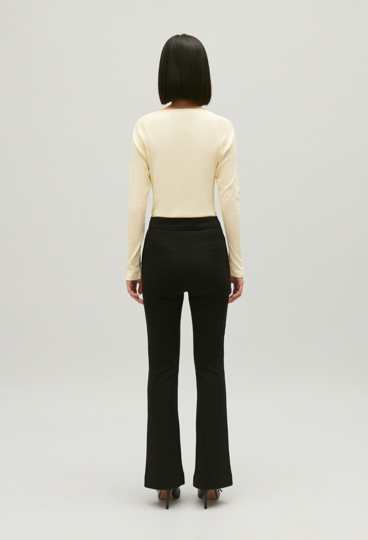 Black suit trousers
