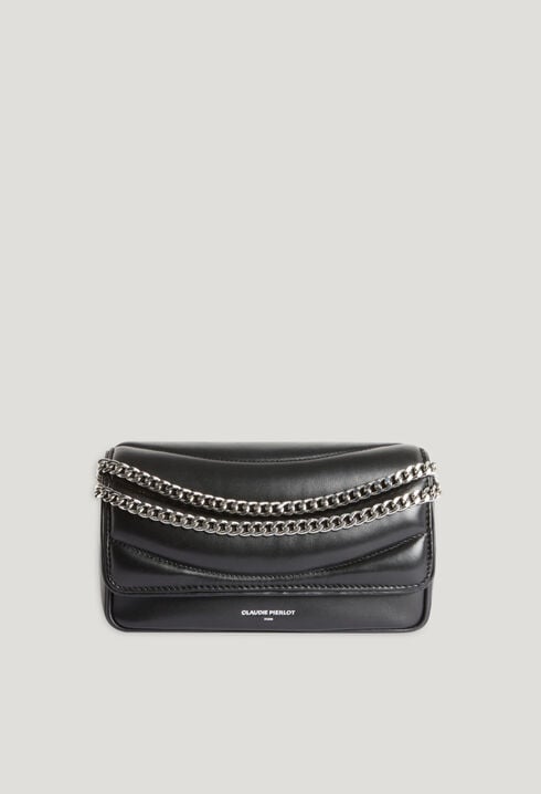 Angelina black quilted leather bag