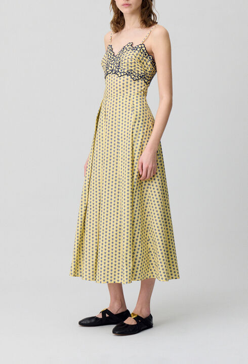 Robe longue d&eacute;collet&eacute;e