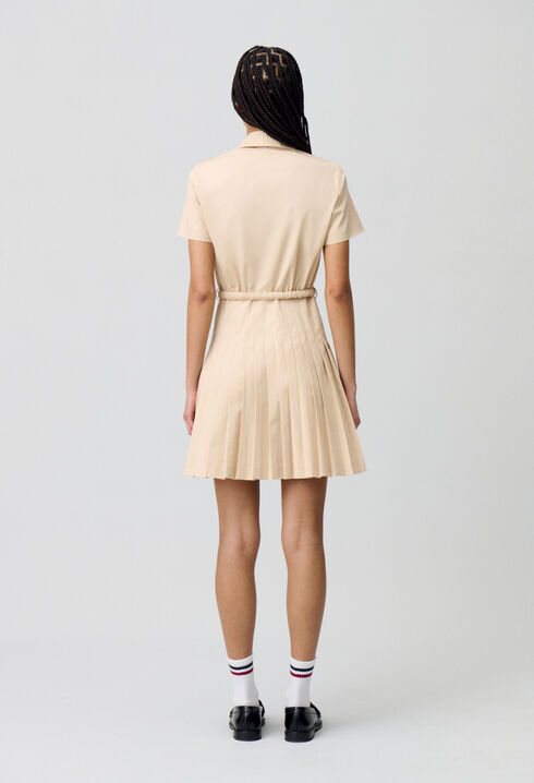 Short buttoned dress