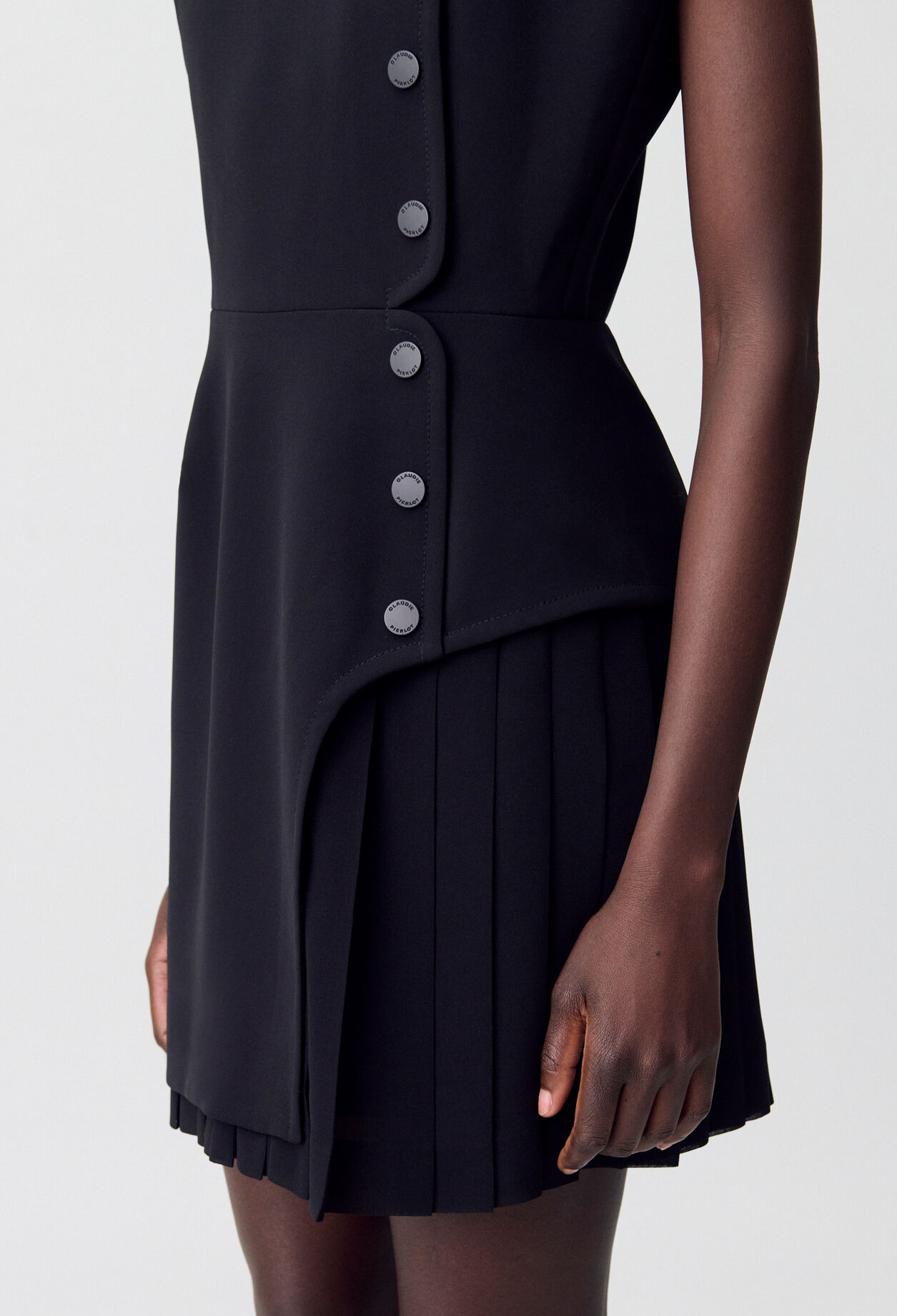 Kurzes Plisseekleid