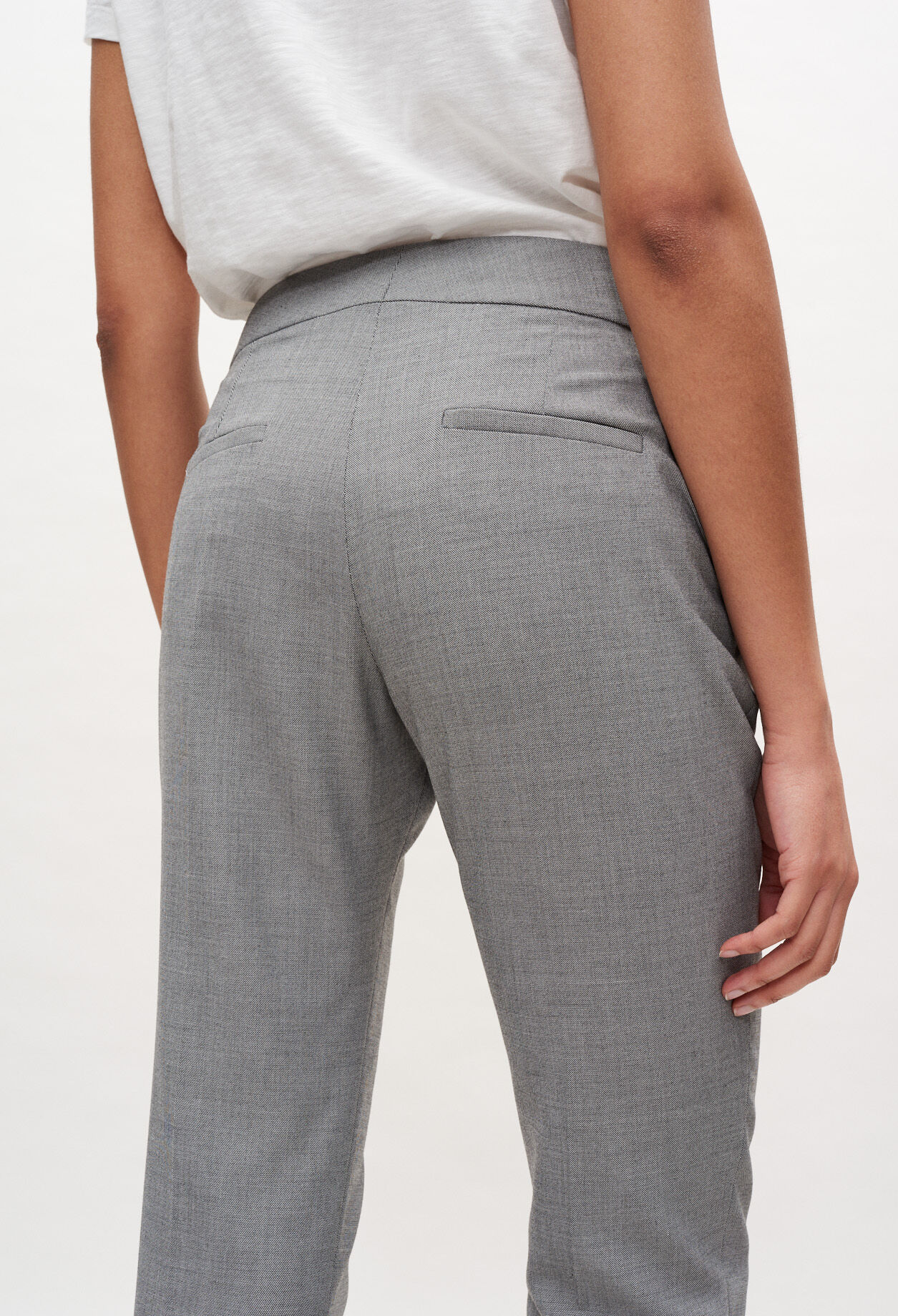 Pantalon tailleur taille haute