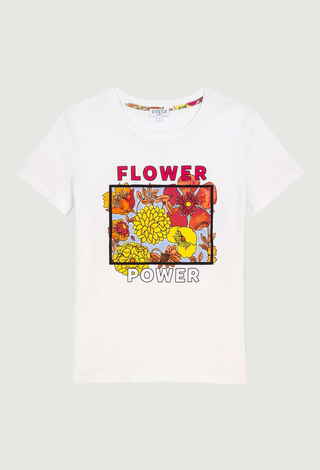 T-shirt à fleurs