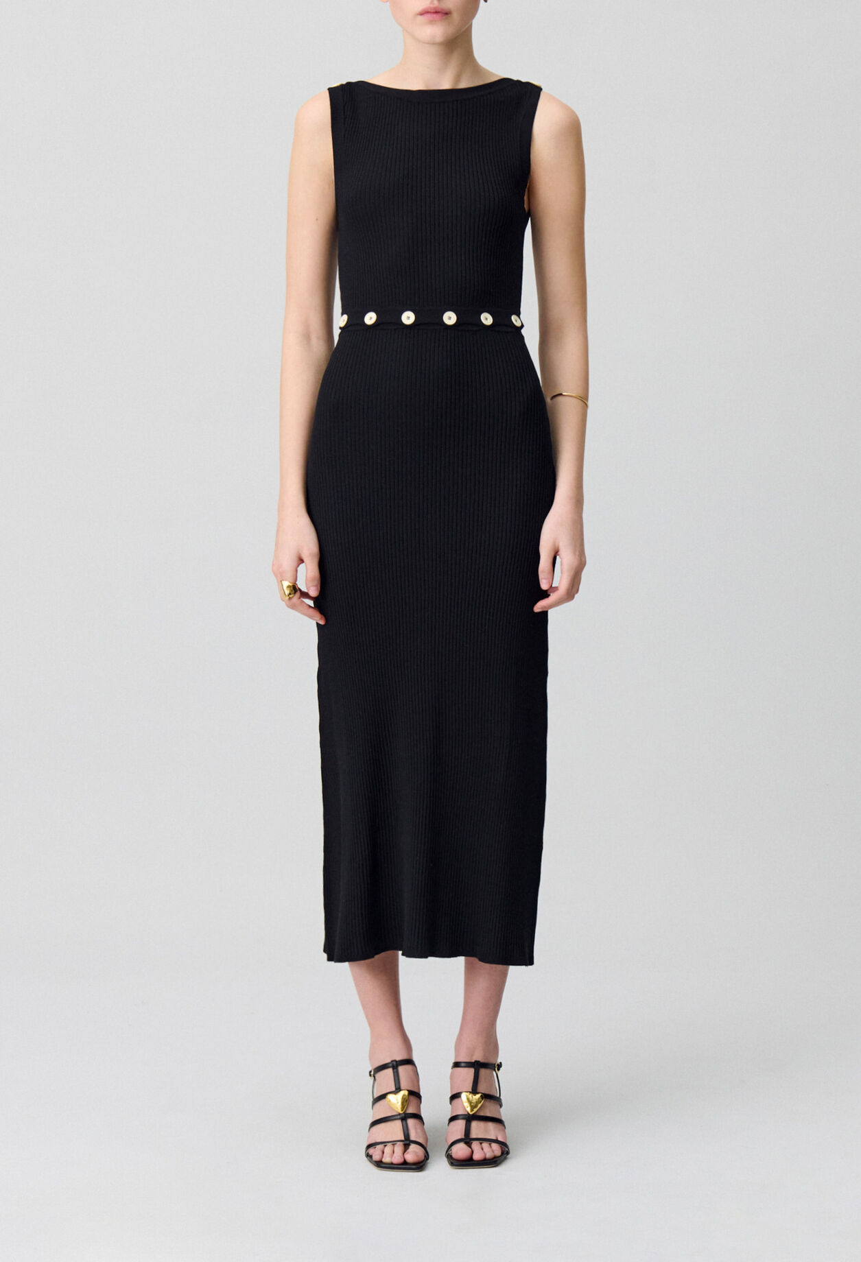 Mid-length knitted dress