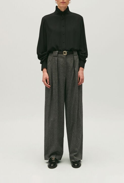 Hemd mit viktorianischem Kragen 