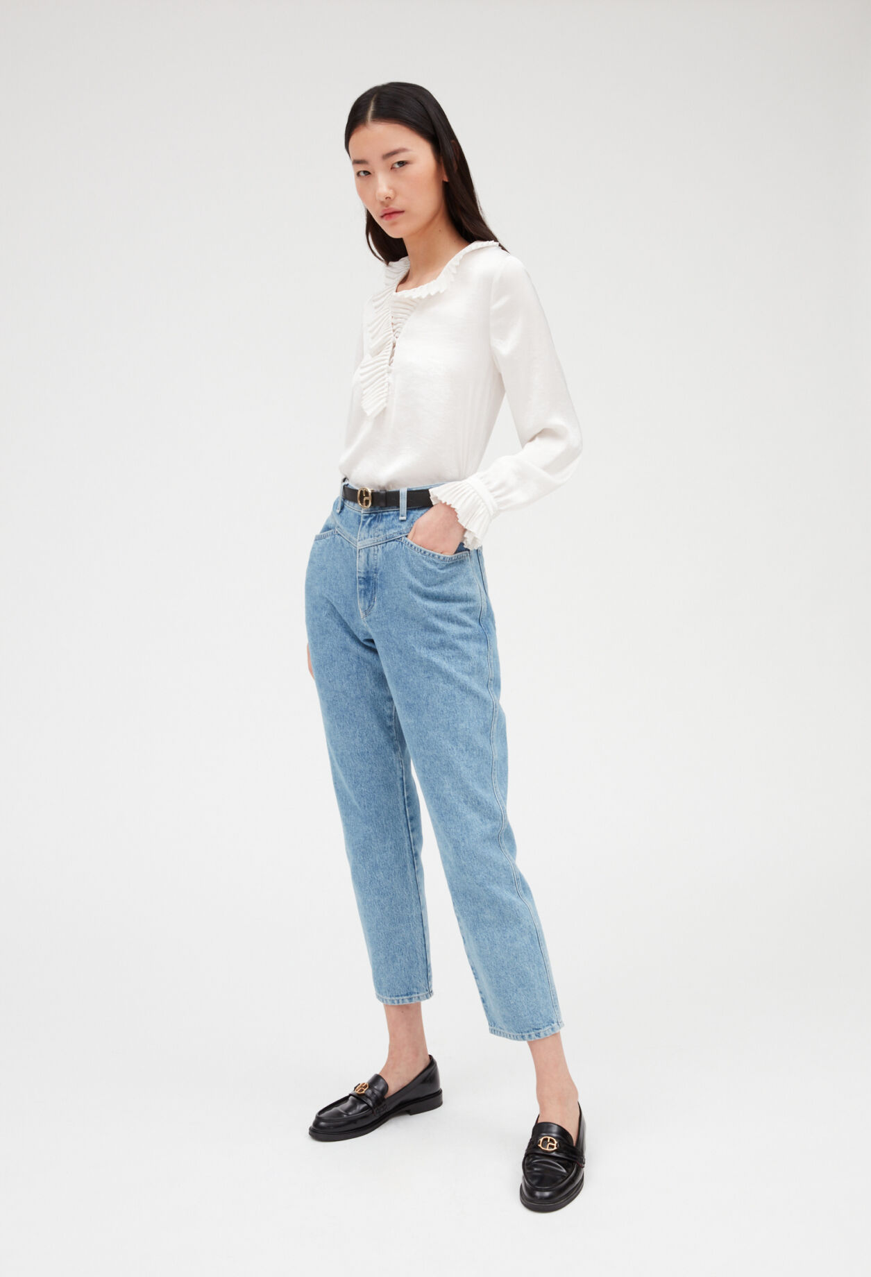 Ruffled blouse