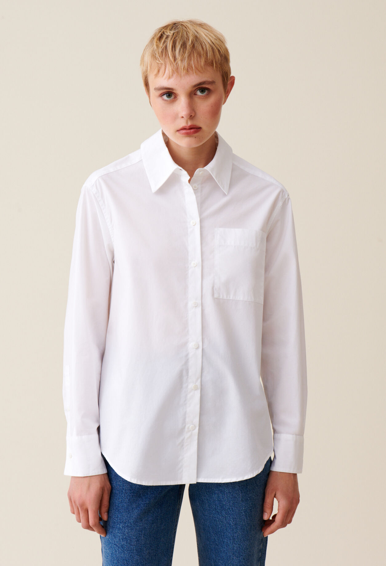 White cotton shirt 