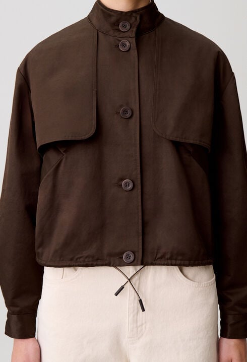 Satin blouson