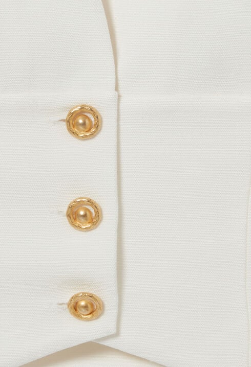 Top veston boutonné