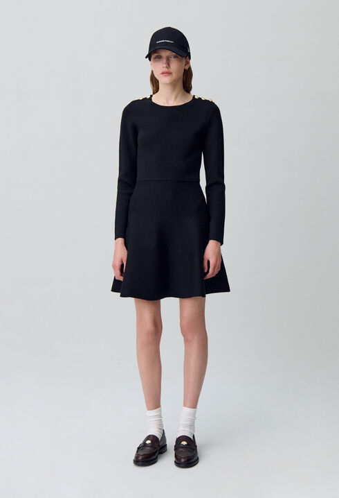 Robe maille patineuse