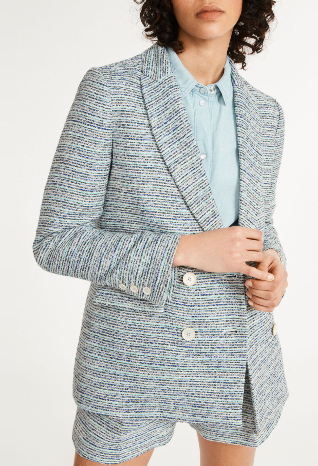 Gestreifte Jacke