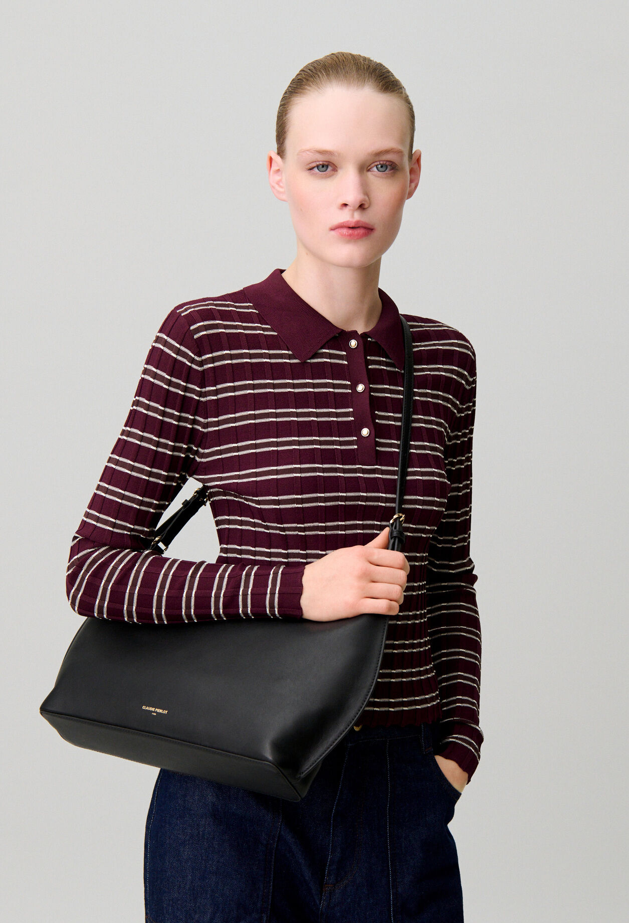 Soft smooth leather bag