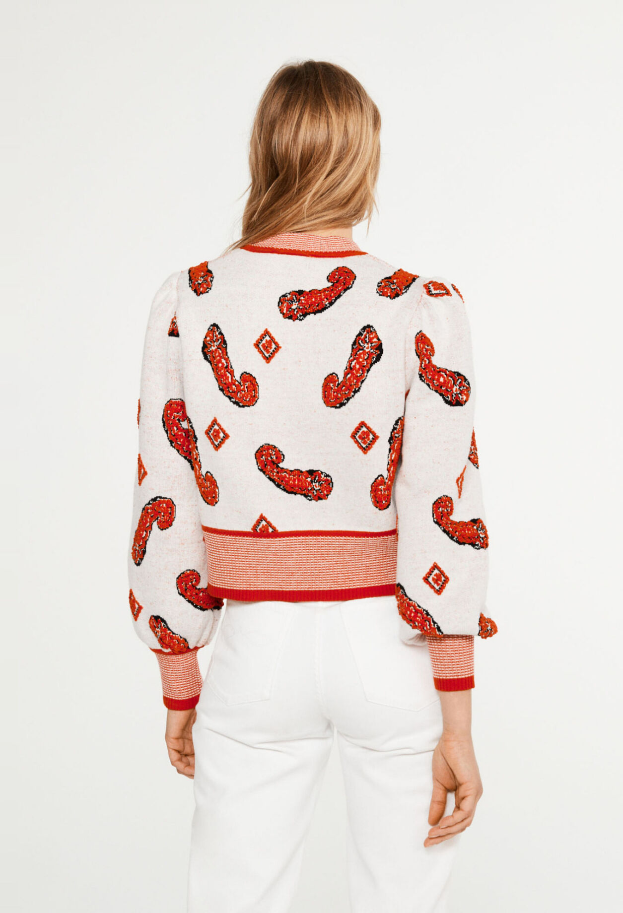 Paisley pattern jumper