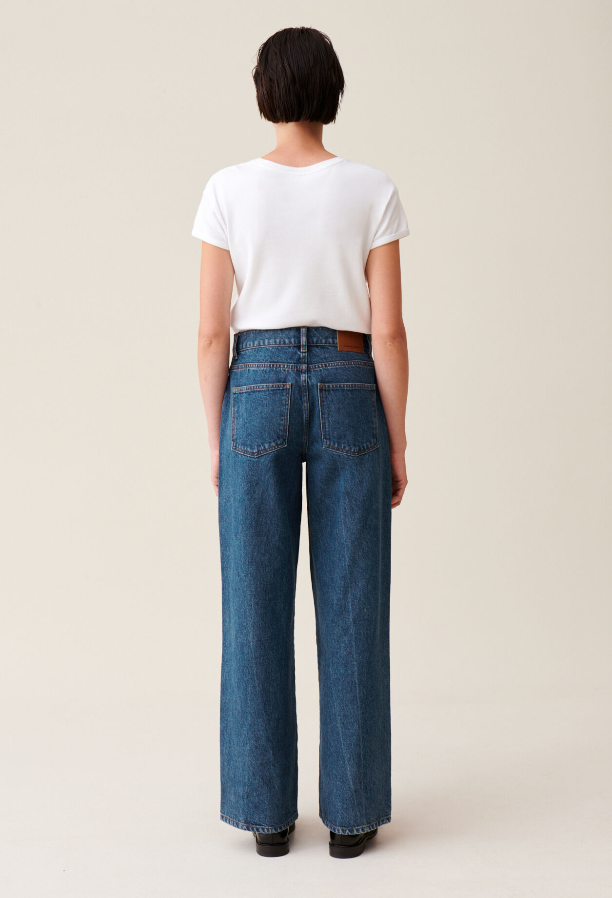Jean Michel baggy denim foncé