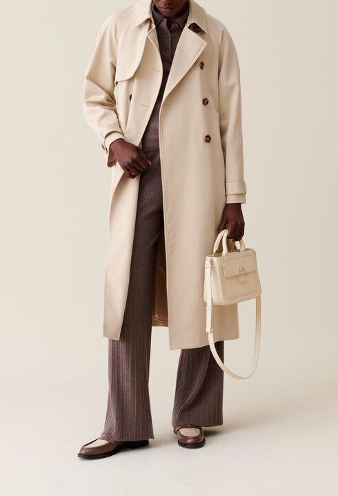 Klassischer 7/8-Trenchcoat