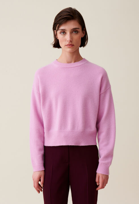 Pull cachemire broderie CP