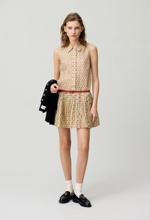 Printed Short Dress