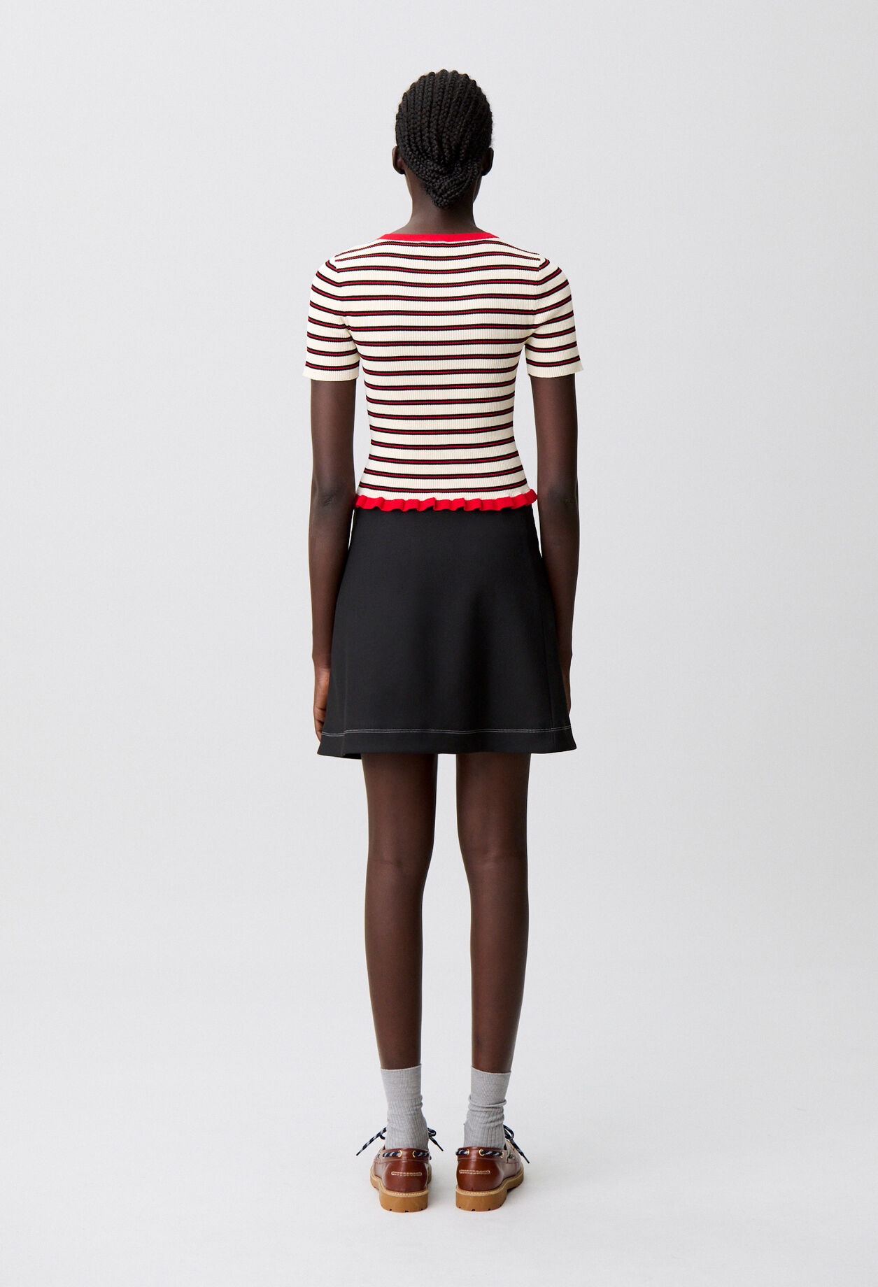 T-shirt rayures tricolores