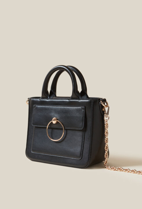 Anouck smooth leather chain bag
