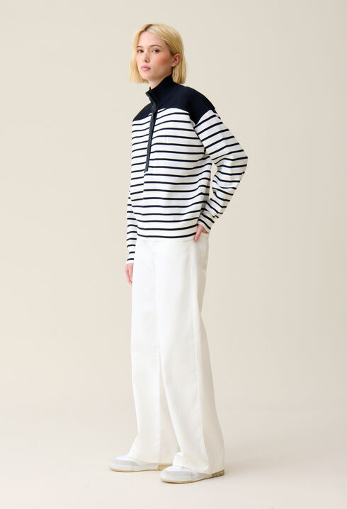 Sweatshirt Minimum marinière