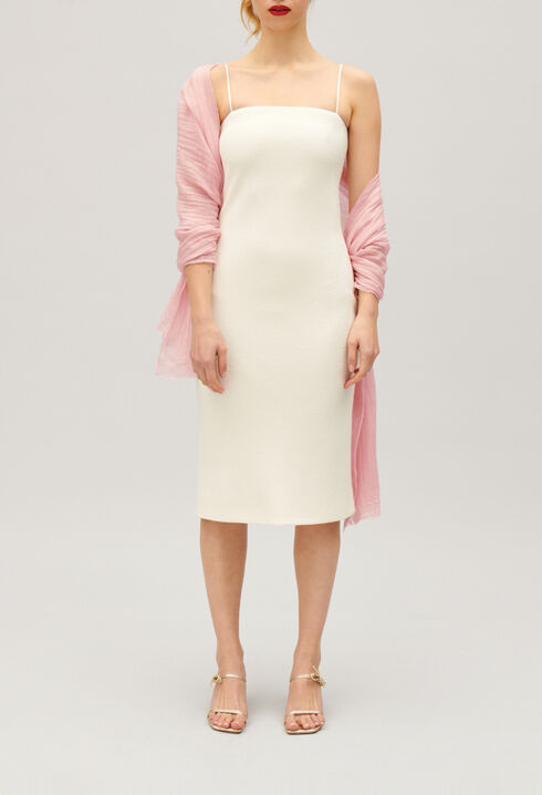 Wool and silk scarf