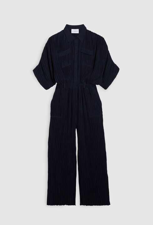 Plissierter Overall