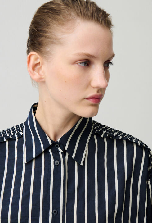 Chemise fluide rayée
