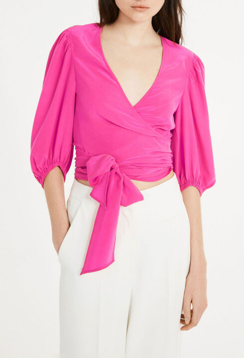 Fuchsia blouse