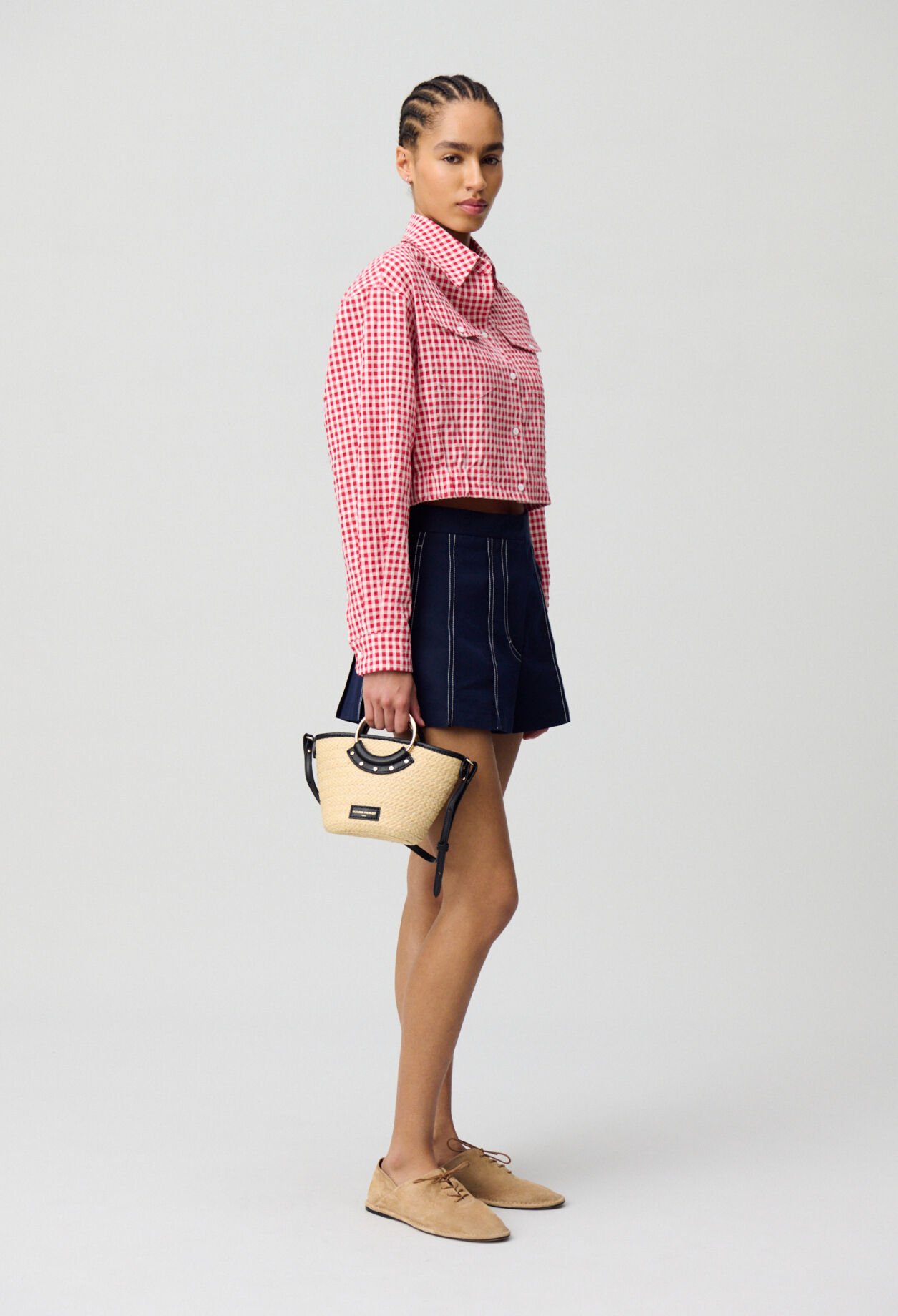 Chemise à carreaux vichy
