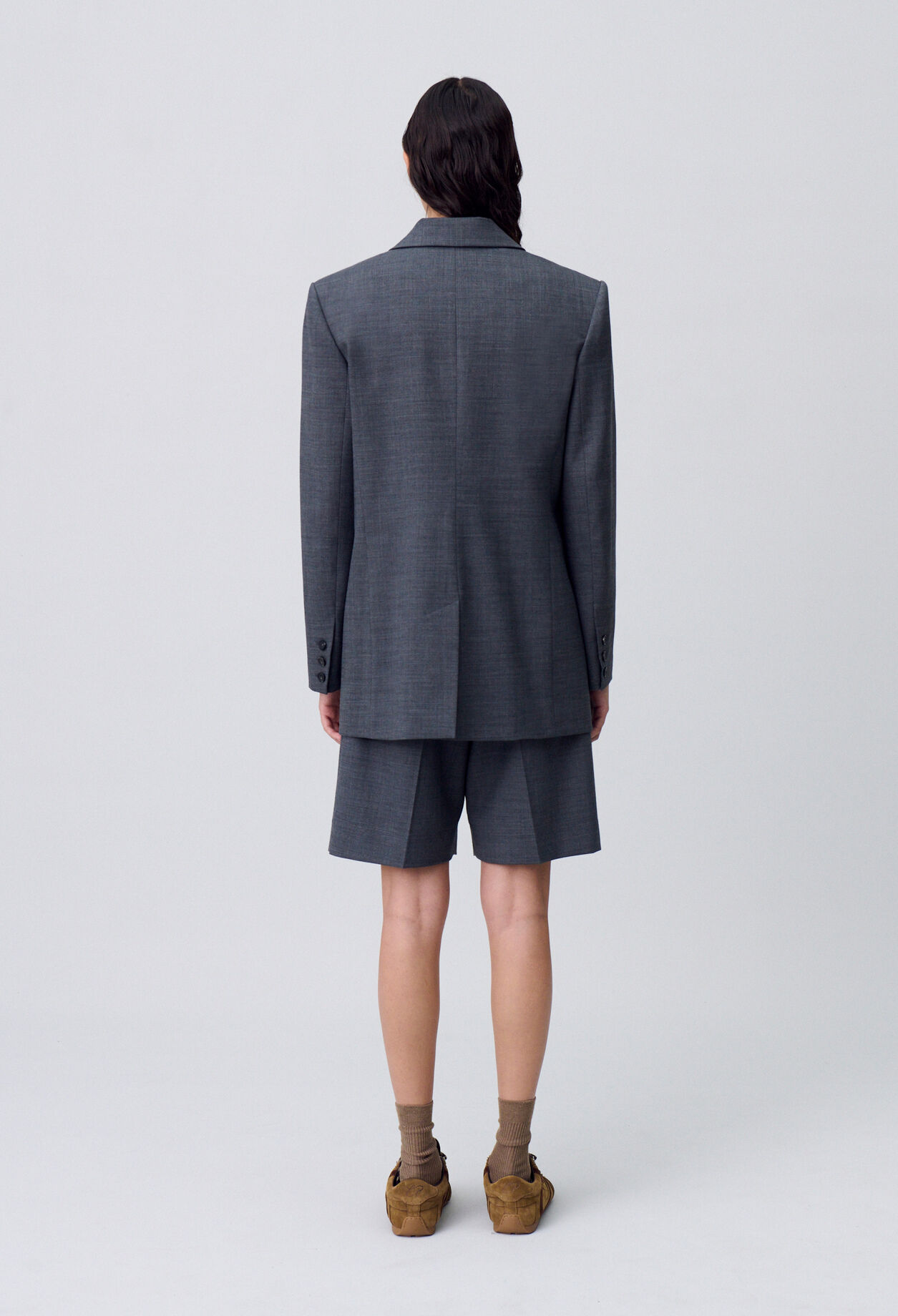 Double-Breasted Tailored Blazer