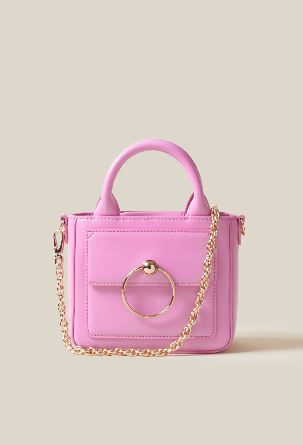 Mini-Tasche Anouck Glattleder Kette