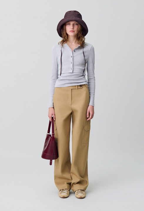 Set aus T-Shirt und Strickjacke