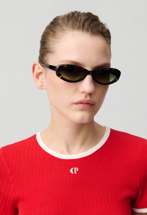 Lunettes de soleil ovales Agatha