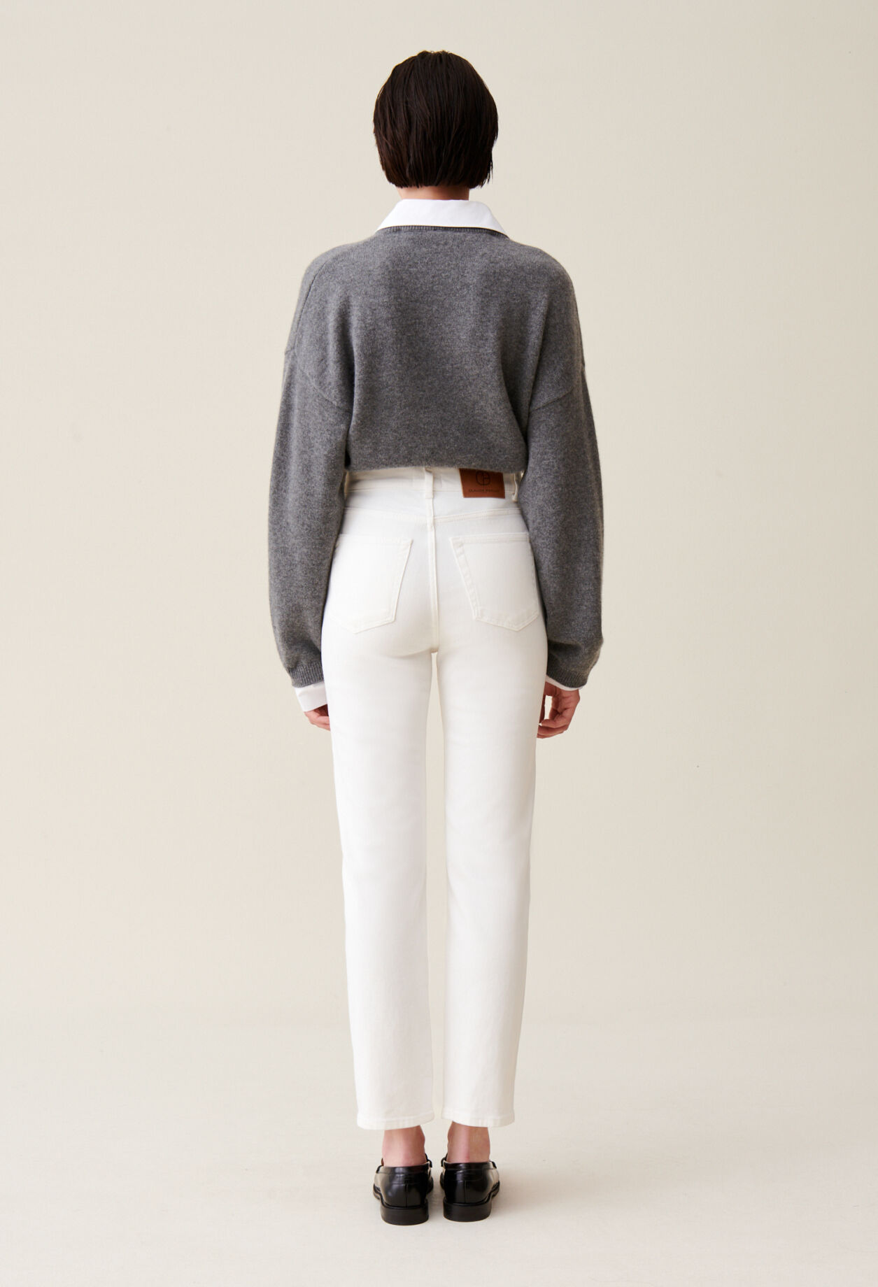 Jeans Toto Slim 7/8 Ecru