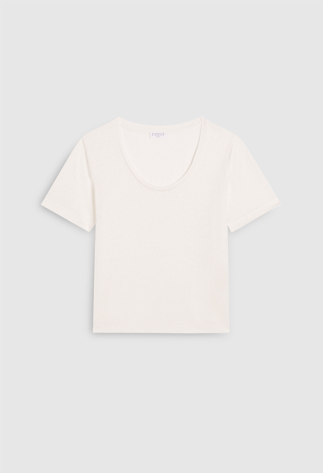 T-shirt coupe droite