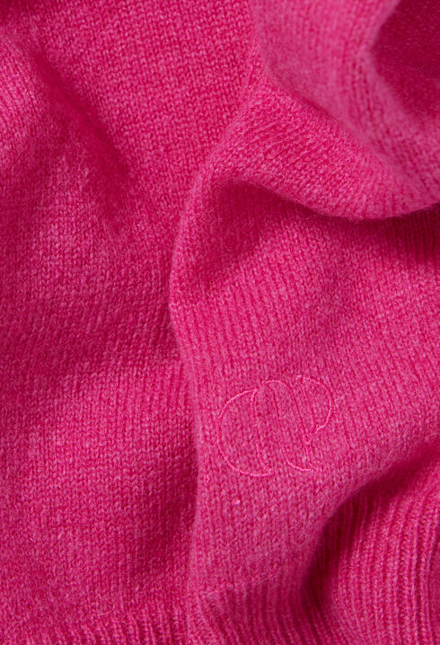 Wool jumper with high neck