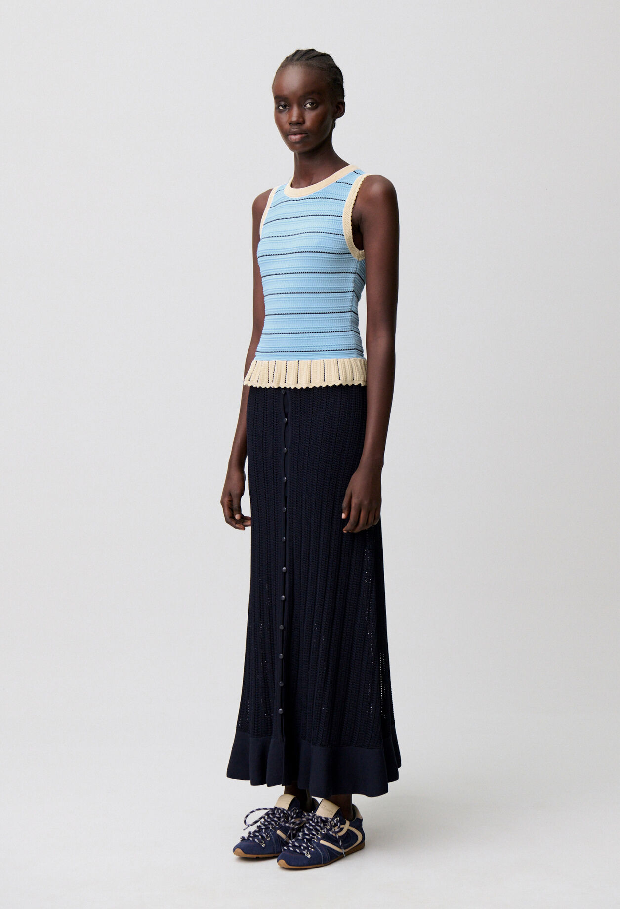 Top maille ray&eacute;