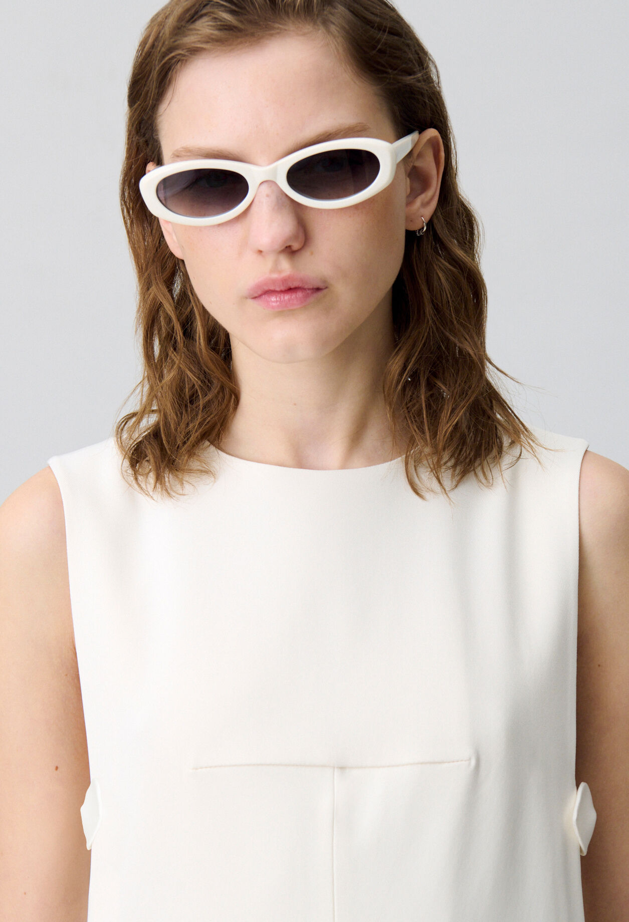 Lunettes de soleil ovales Agatha