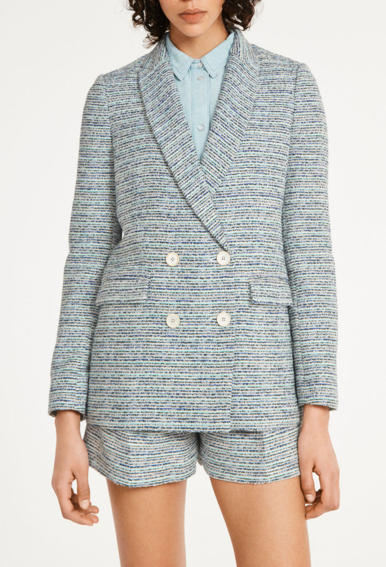 Gestreifte Jacke