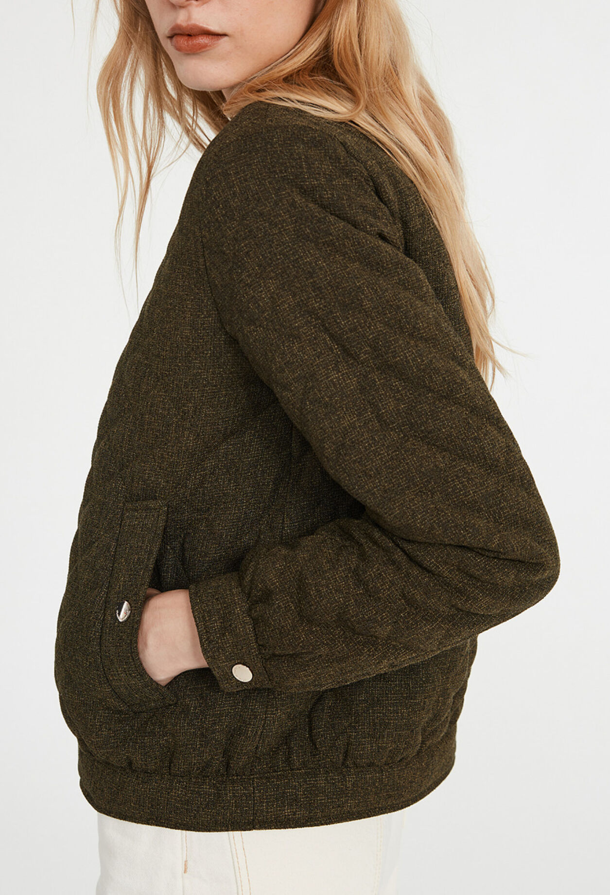 Gesteppter Teddy-Blouson