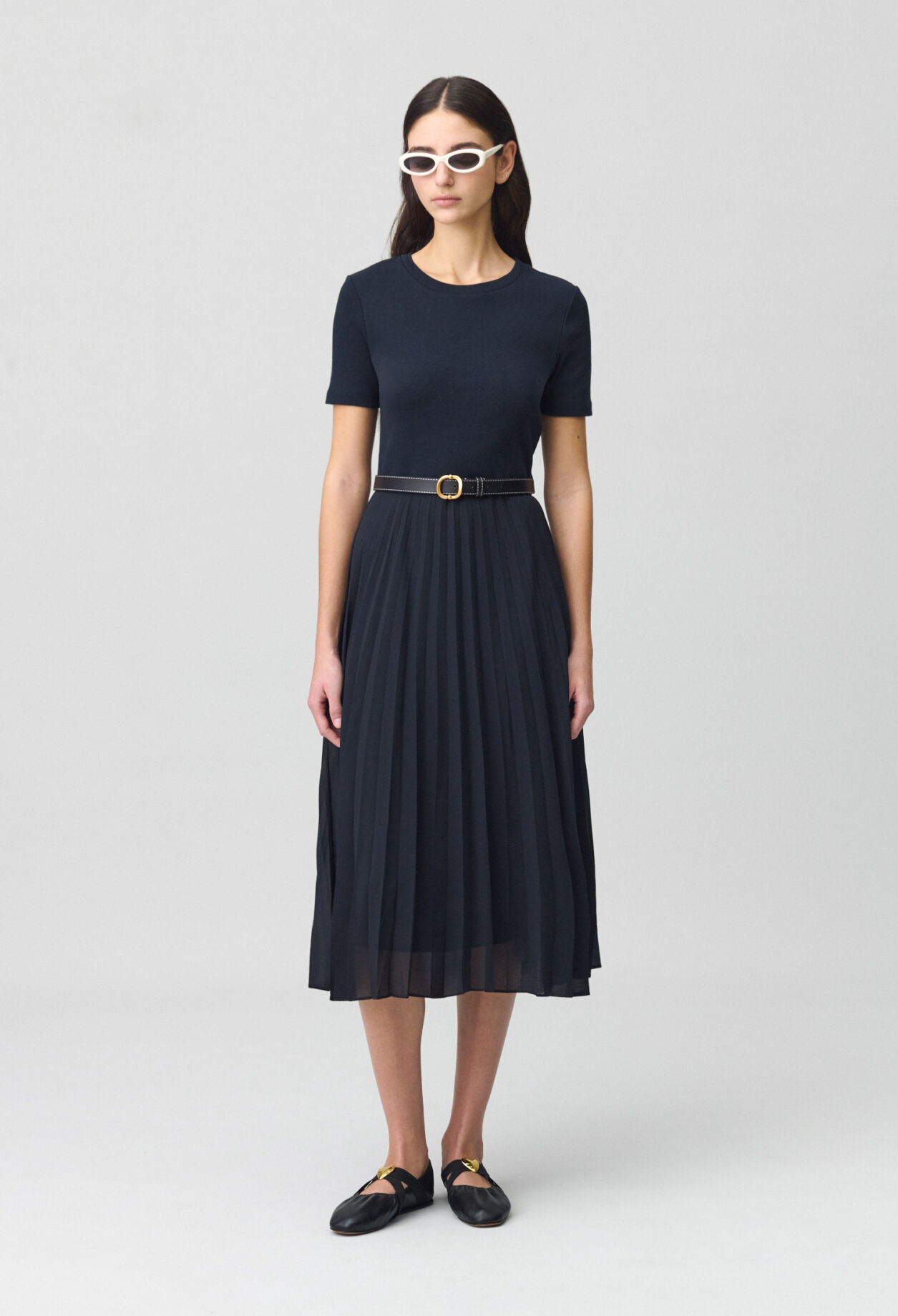 Robe Teli longue bimatière