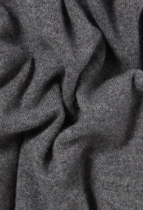 Pantalon fluide cachemire gris